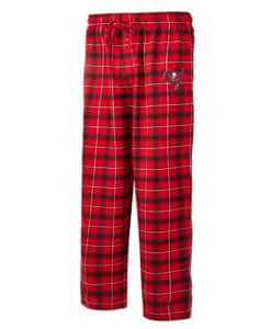 Tampa Bay Buccaneers Men's Ledger Red Flannel Pajama Pants