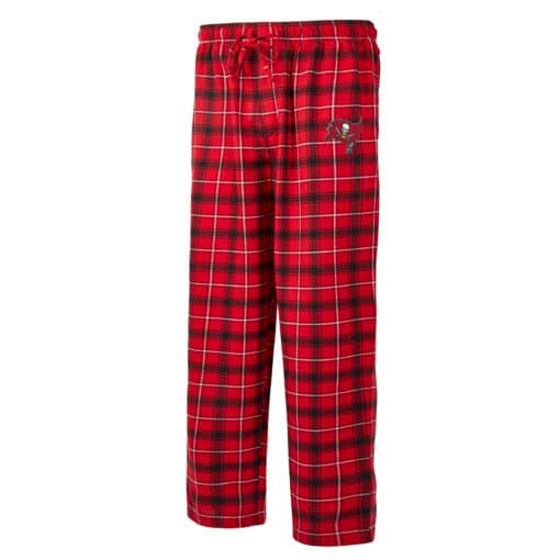 Tampa Bay Buccaneers Men's Ledger Red Flannel Pajama Pants