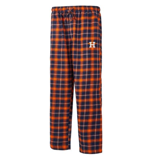 Houston Astros Men's Ledger Orange Flannel Pajama Pants