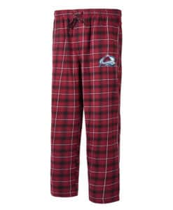 Colorado Avalanche Men's Ledger Red Flannel Pajama Pants