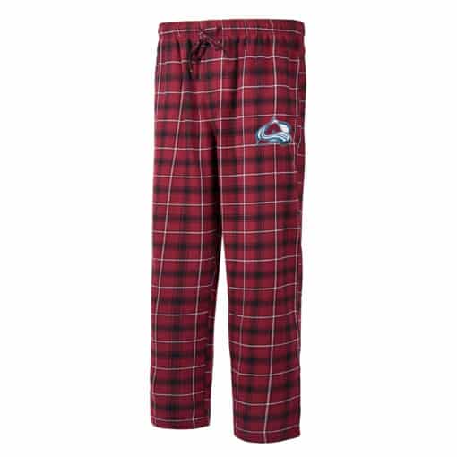Colorado Avalanche Men's Ledger Red Flannel Pajama Pants