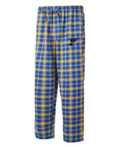 St. Louis Blues Men's Ledger Royal Gold Pajama Pants