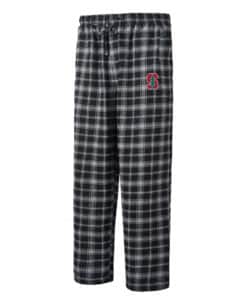 Stanford Cardinals Men's Ledger Black Gray Pajama Pants