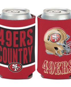 San Francisco 49ers 12 oz 49ers Country Can Cooler Holder