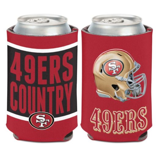 San Francisco 49ers 12 oz 49ers Country Can Cooler Holder