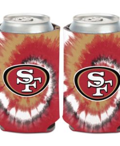 San Francisco 49ers 12 oz Tie Dye Can Cooler Holder