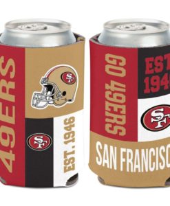 San Francisco 49ers 12 oz Color Block Can Cooler Holder