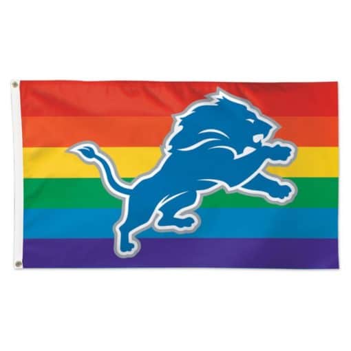 Detroit Lions Deluxe Pride 3'x5' Flag