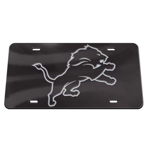 Detroit Lions Chrome Specialty Acrylic License Plate