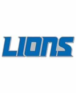 Detroit Lions Wordmark Collector Enamel Pin Jewelry Card