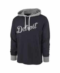 Detroit Tigers Men's 47 Brand Atlas Blue Domino Pullover Hoodie