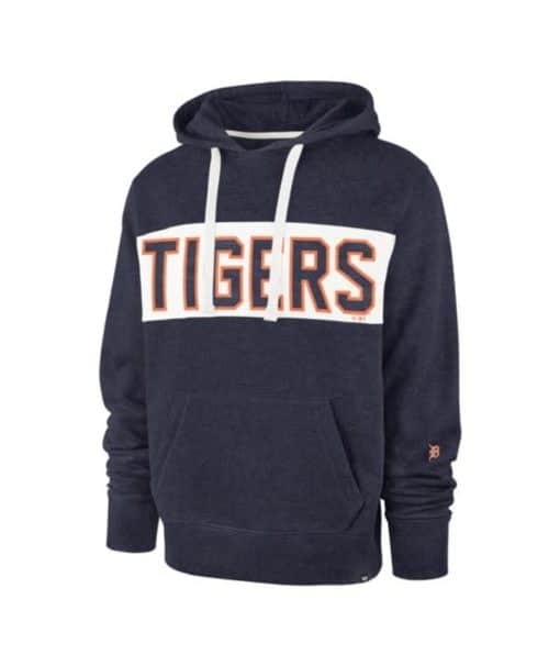 Detroit Tigers Men's 47 Brand Atlas Blue Gibson Pullover Hoodie