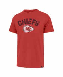 Kansas City Chiefs Men's 47 Brand Arch Franklin Red T-Shirt Tee