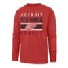 Detroit Red Wings Men's 47 Brand Red Franklin Long Sleeve T-Shirt Tee