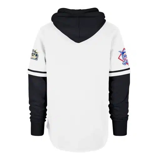 Houston Astros Men's 47 Brand Cooperstown White Shortstop Pullover Hoodie - Image 2