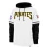 Pittsburgh Pirates Men's 47 Brand Cooperstown White Shortstop Pullover Hoodie