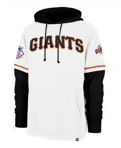 San Francisco Giants Men's 47 Brand Cooperstown White Shortstop Pullover Hoodie