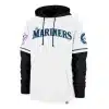 Seattle Mariners Men's 47 Brand Cooperstown White Shortstop Pullover Hoodie