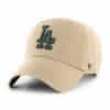 Los Angeles Dodgers 47 Brand Green Khaki Ballpark Clean Up Adjustable Hat