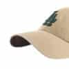 Los Angeles Dodgers 47 Brand Green Khaki Ballpark Clean Up Adjustable Hat