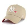 New York Yankees 47 Brand Khaki Icon Clean Up Adjustable Hat