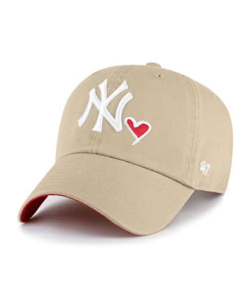 New York Yankees 47 Brand Khaki Icon Clean Up Adjustable Hat