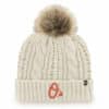 Baltimore Orioles Women's 47 Brand White Cream Meeko Cuff Knit Hat