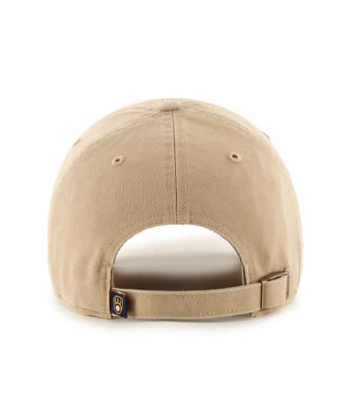 Milwaukee Brewers 47 Brand Navy Khaki Clean Up Adjustable Hat