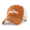 Detroit Tigers 47 Brand Burnt Orange Riverbank White Mesh Snapback Hat