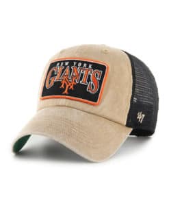 San Francisco Giants 47 Brand Cooperstown Khaki Dial Mesh Snapback Hat