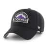 Colorado Rockies 47 Brand Cooperstown Black MVP Adjustable Hat