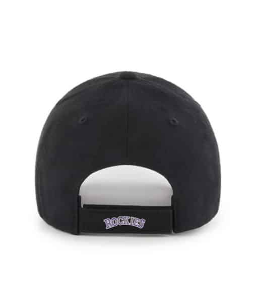 Colorado Rockies 47 Brand Cooperstown Black MVP Adjustable Hat