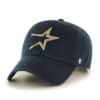 Houston Astros 47 Brand Cooperstown Gold Navy Clean Up Adjustable Hat