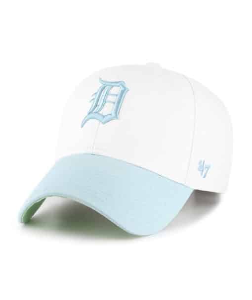 Detroit Tigers 1984 World Series 47 Brand Powder Blue White Prep MVP Snapback Hat