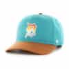Detroit Tigers 1984 World Series 47 Brand Rattle Teal Rainbow Mist Hitch Snapback Hat