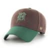 Detroit Tigers 1984 World Series 47 Brand Brown Green Sure Shot MVP Snapback Hat