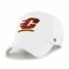 Central Michigan Chippewas 47 Brand White Clean Up Adjustable Hat