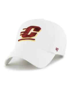 Central Michigan Chippewas 47 Brand White Clean Up Adjustable Hat