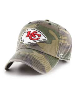 Kansas City Chiefs 47 Brand Cargo Camo Clean Up Adjustable Hat