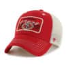 San Francisco 49ers 47 Brand Red Vintage Five Point Clean Up Mesh Snapback Hat