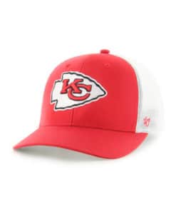 Kansas City Chiefs 47 Brand Torch Red Trophy Mesh Stretch Fit Hat