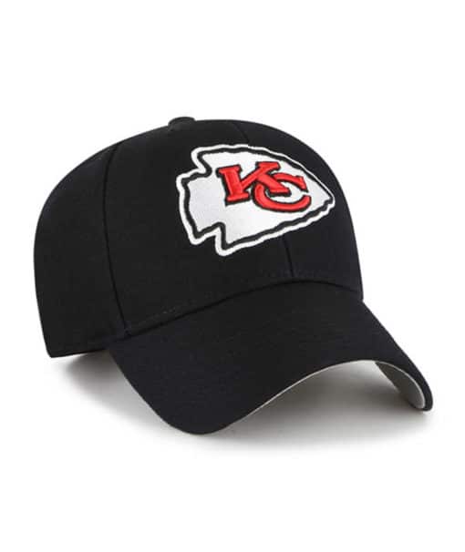 Kansas City Chiefs 47 Brand Black MVP Adjustable Hat