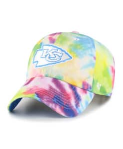 Kansas City Chiefs 47 Brand White Spectral Clean Up Adjustable Hat