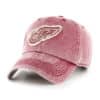 Detroit Red Wings 47 Brand Razor Red Esker Clean Up Adjustable Hat