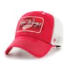 Detroit Red Wings 47 Brand Vintage Red Five Point Clean Up Mesh Snapback Hat