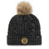 Boston Bruins Women's 47 Brand Black Meeko Cuff Knit Hat