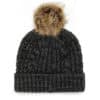 Boston Bruins Women's 47 Brand Black Meeko Cuff Knit Hat