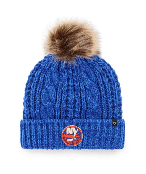 New York Islanders Women's 47 Brand Royal Blue Meeko Cuff Knit Hat