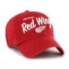 Detroit Red Wings Women's 47 Brand Red Phoebe Clean Up Adjustable Hat