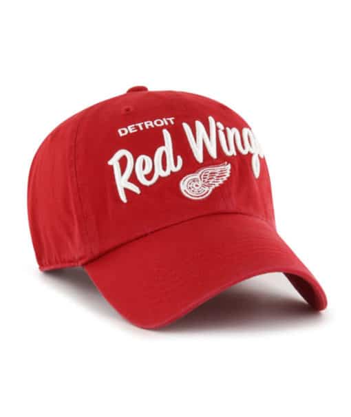 Detroit Red Wings Women's 47 Brand Red Phoebe Clean Up Adjustable Hat